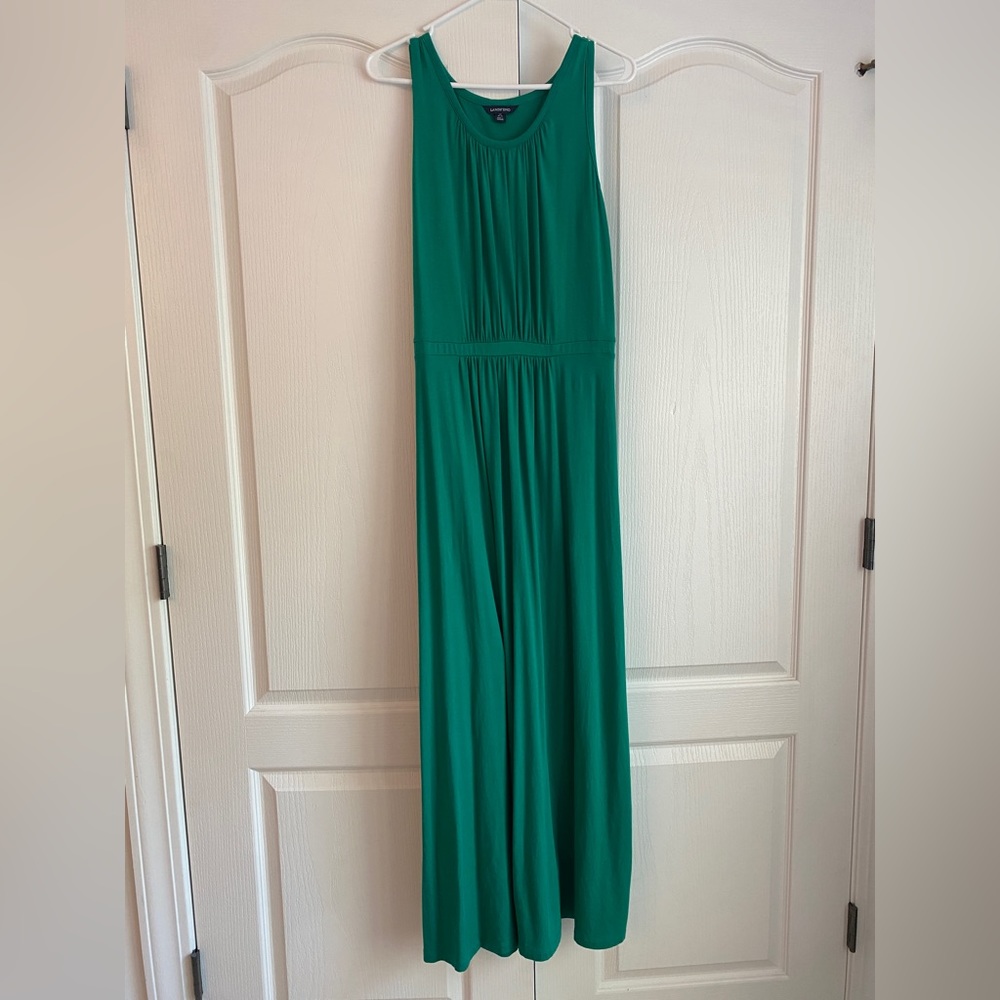 Lands End sleeveless maxi dress